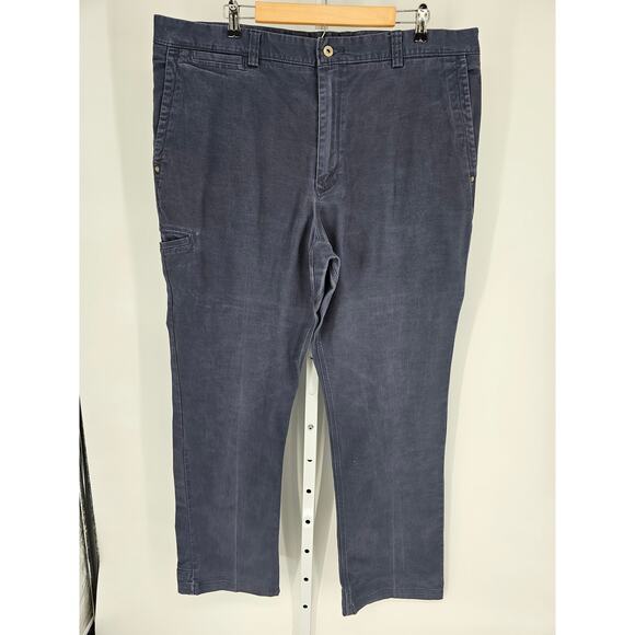 Duluth Trading Men's Blue Flex Ballroom Khakis Chino Pant Size 40 x 34 - Picture 1 of 6